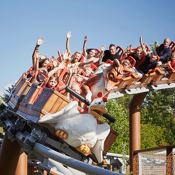 Gæster prøver Den-Vilde-Hønsejagt (1)