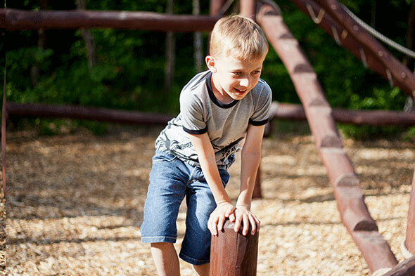 Gæst på tur i Mini-Junglesti