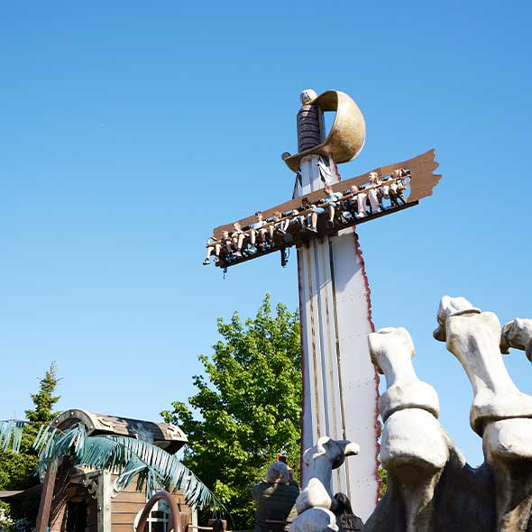 Sablen - forlystelse i Djurs Sommerland