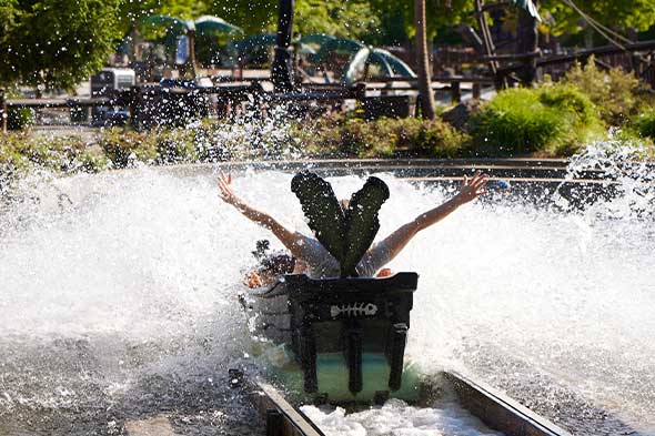 Piratfisken - fun splashing waterfalls